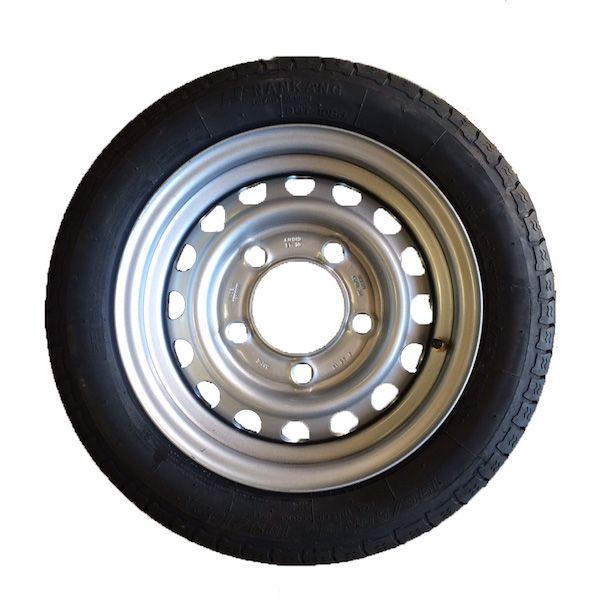Roue de secours pour remorque 195/50R13C 5T112 ET30
