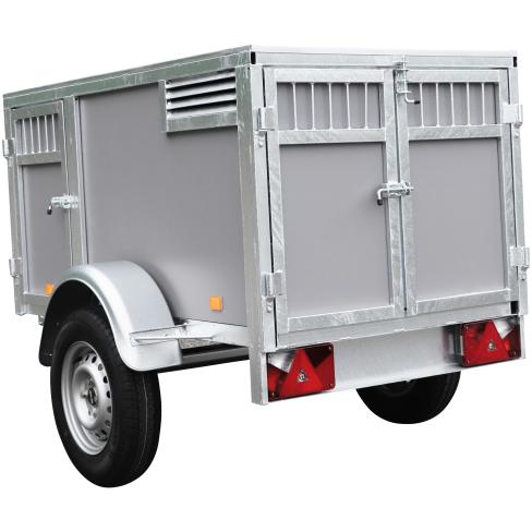 Remorque 3 chiens-gris BW Trailers