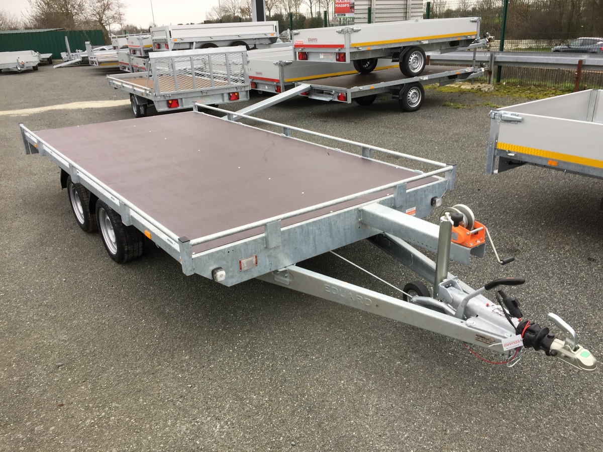 Plateau EDUARD 4020 – 406 x 200 cm – Rampes & Treuil inclus