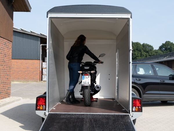 Remorque fourgon galva et alu - PTAC  1500 kg